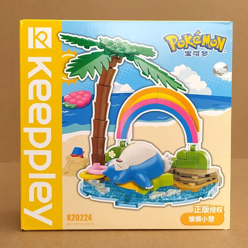 New Keeppley Building Blocks Pokemon Series Holiday Party Psyduck Building Blocks Toys Pikachu Educational Holiday Gifts