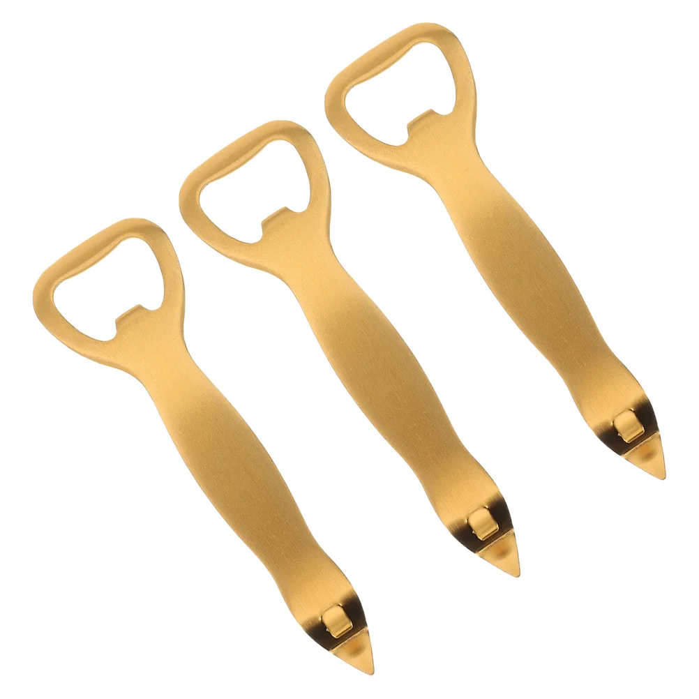 

3Pcs Stainless Steel Mini Bottle Opener Portable Vial Opener Tool Nurse Hospital Medicine Bottle Cap Remover