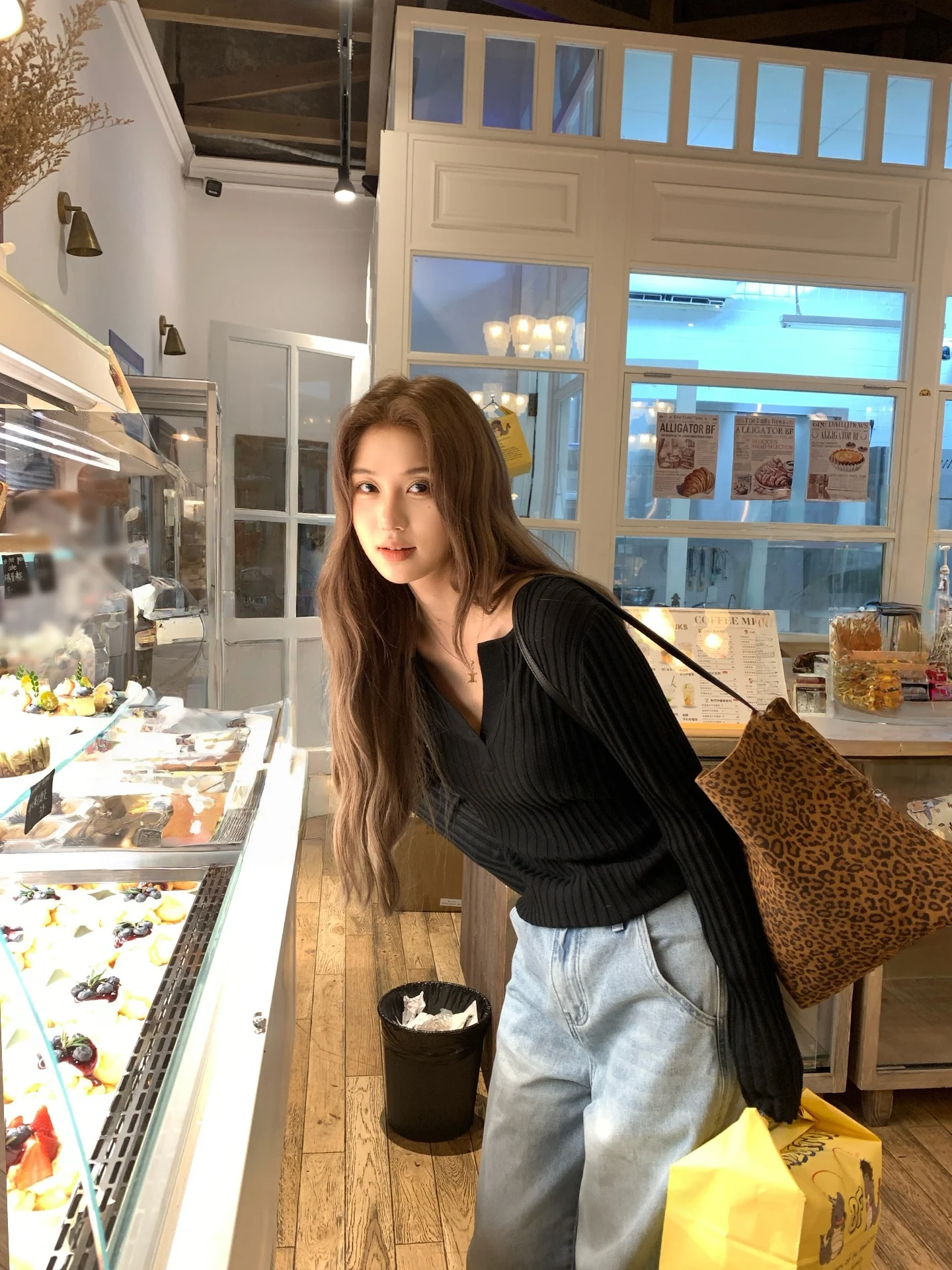 

Soft Wool Knitted Long Sve Base irt Women's Autumn Winter Gentle Sle f Open Collar Sweater Casual Loose Fit Polyest...