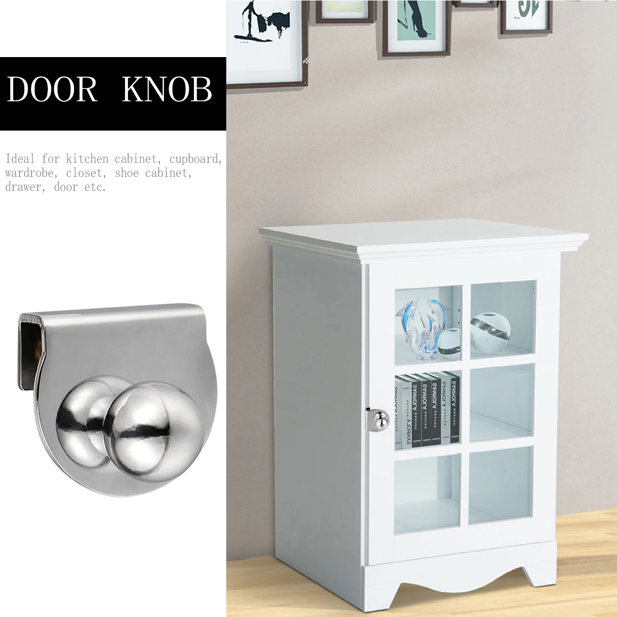 

glass door knob punch-free door knob door pull handle