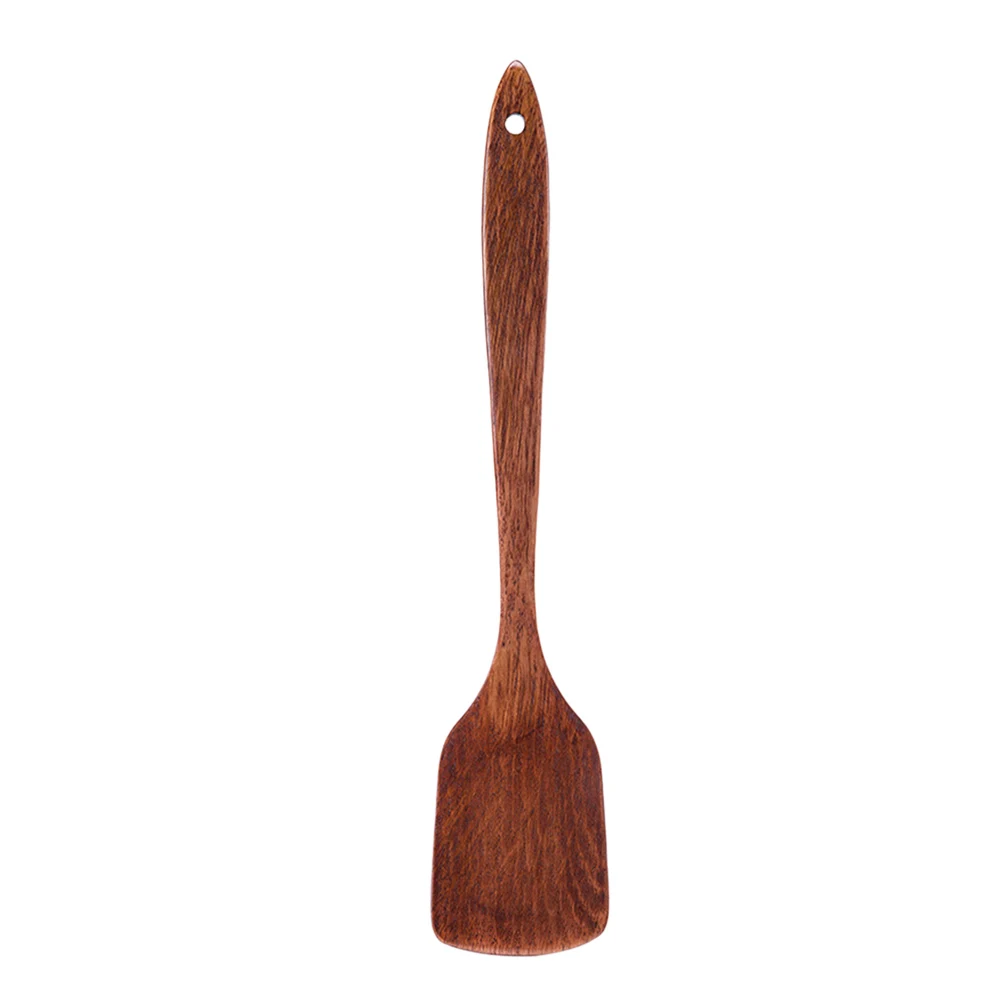 

Cooking Spatula Wood Kitchen Gadget Turner Small Tools Bamboo Food Shovel Utensils Resistant High Temperature Anti