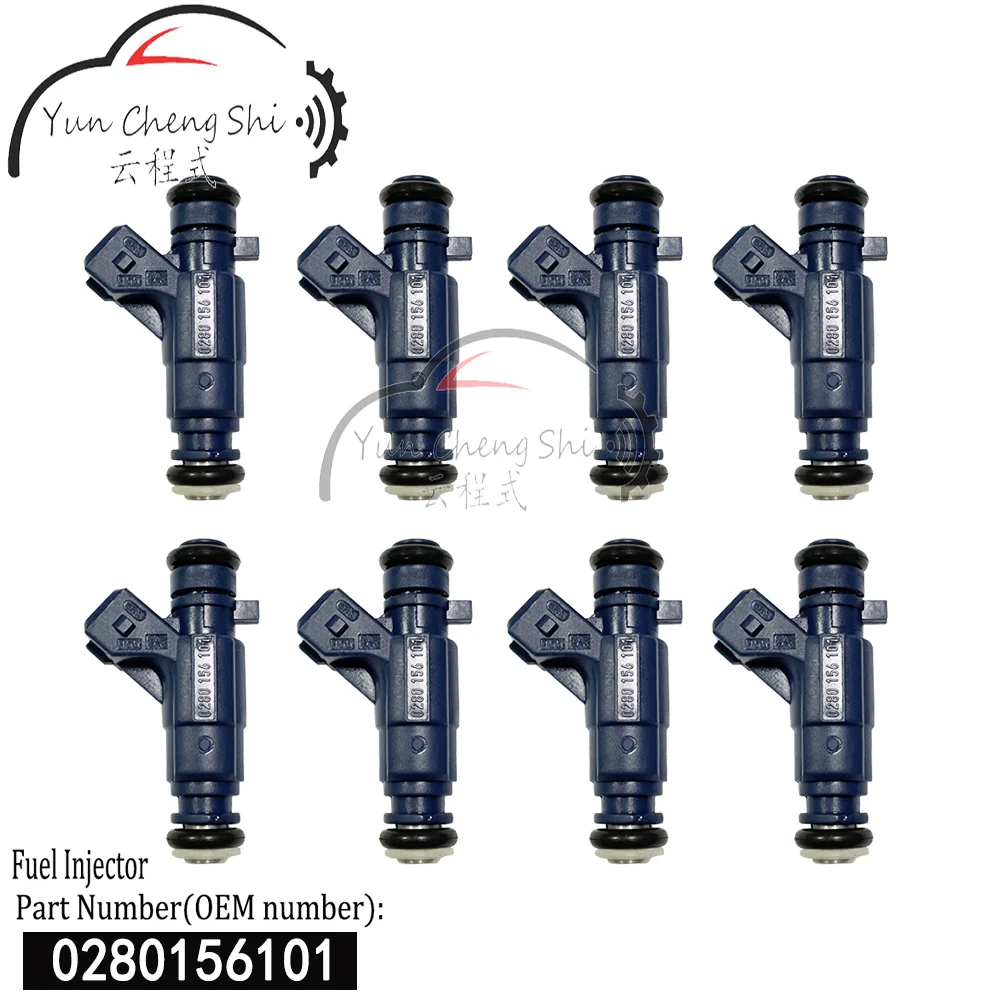 

8PCS/Lot Fuel Injector 0280 156 101/0280156101 For Porsche Cayenne 4.5L Mercruiser 2003 -2006