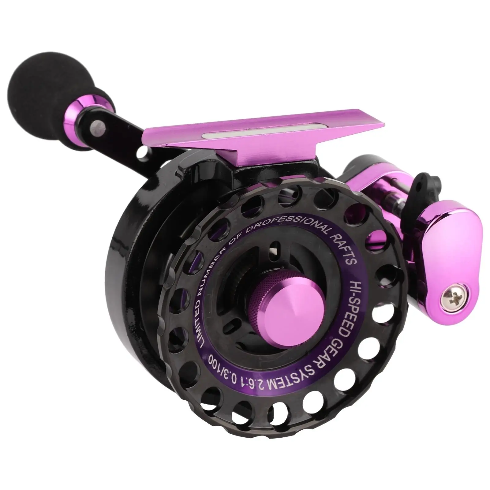 All-Metal Raft Fishing Reel 10+1BB 2.6:1 Gear Ratio Left/Right Hand with Auto Line Out Device