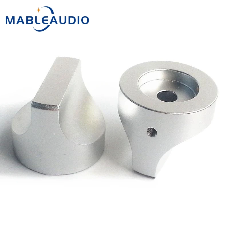 1PCS 30X25mm Aluminium Legierung Solide Knopf Gitarre Effektor Volumen Potentiometer HIFI Sound Verstärker Ton Knopf – Detail 7