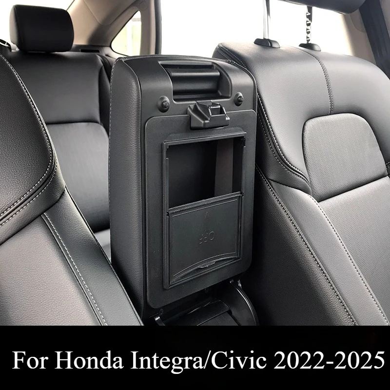 

For Honda Integra/Civic 2022-2025 Central Control Armrest Storage Box Privacy Box Interior Modification Special Accessories