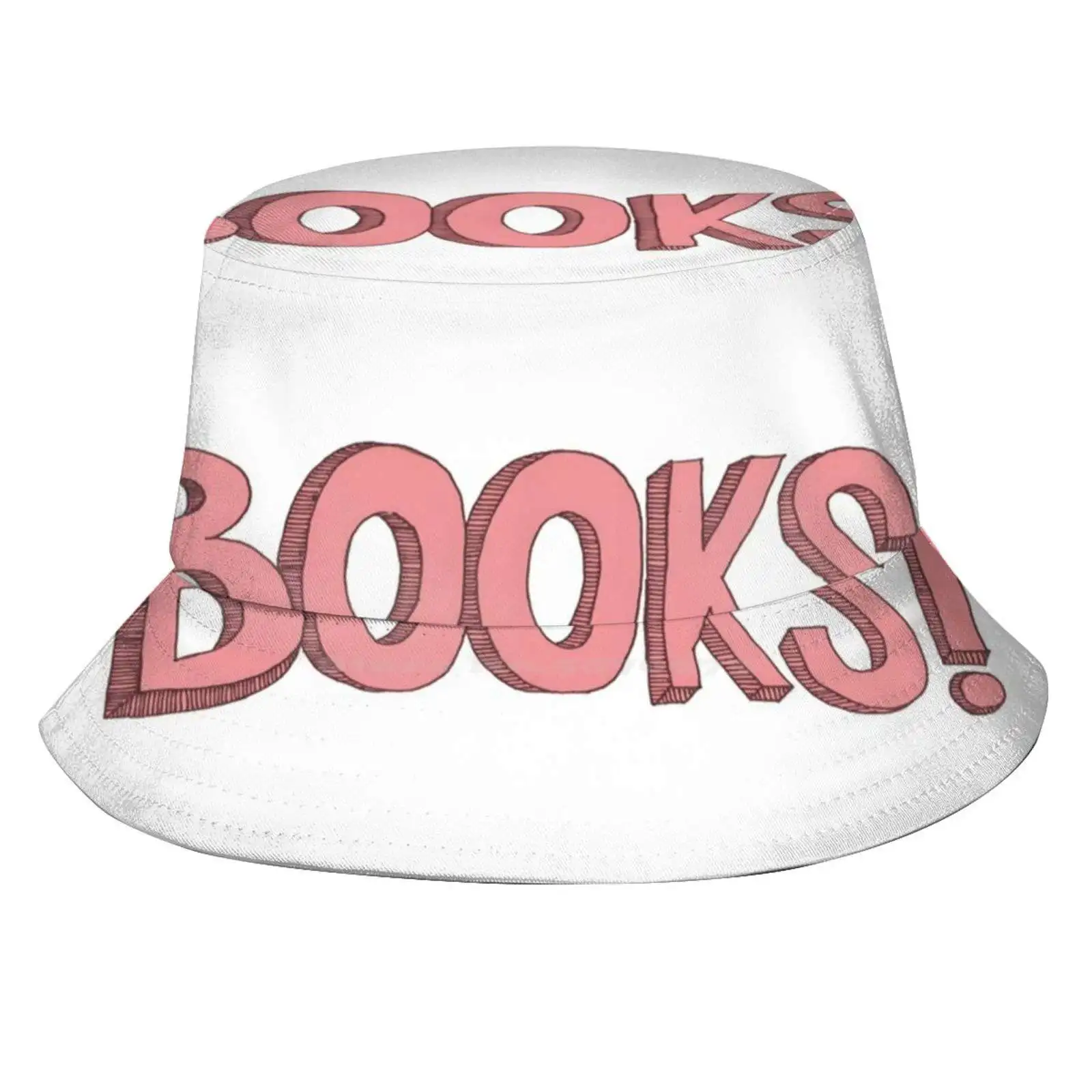 Books! In Pink Sun Cap Fisherman Hat Bucket Hats Bookish Coffee Reading Library Tea Comic Pink Literature Love Ya Young Adult