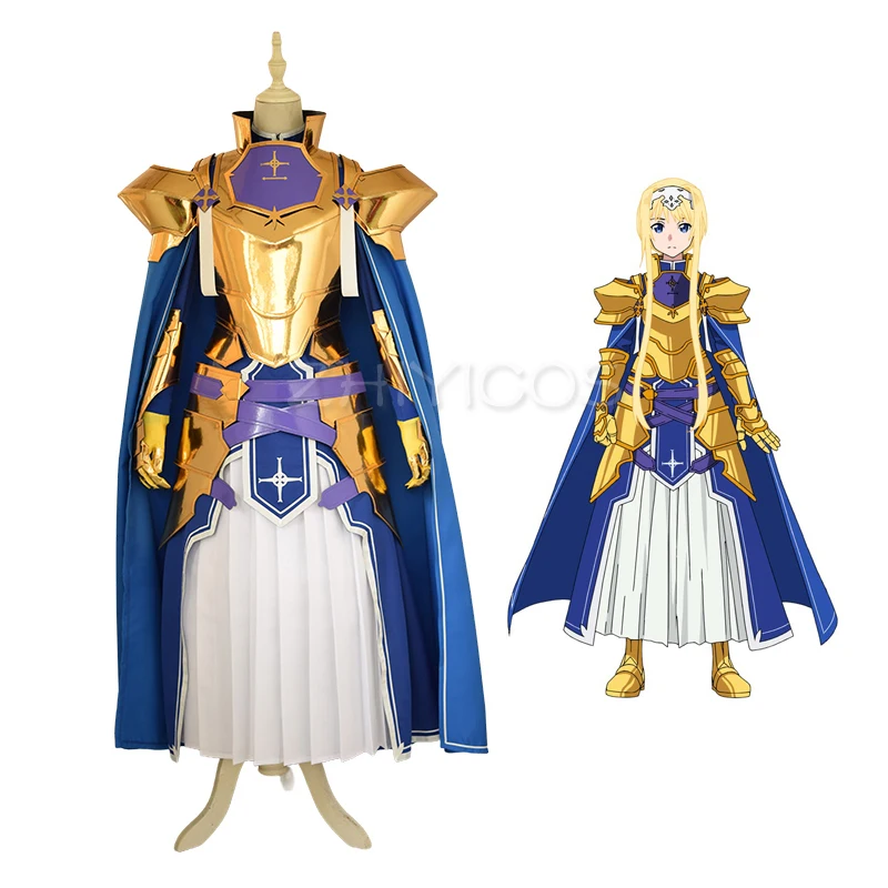 New Anime Sword Art Online Alicization SAO Alice Synthesis Thirty Cosplay Costume Knights Outfit Halloween Costumes for Women