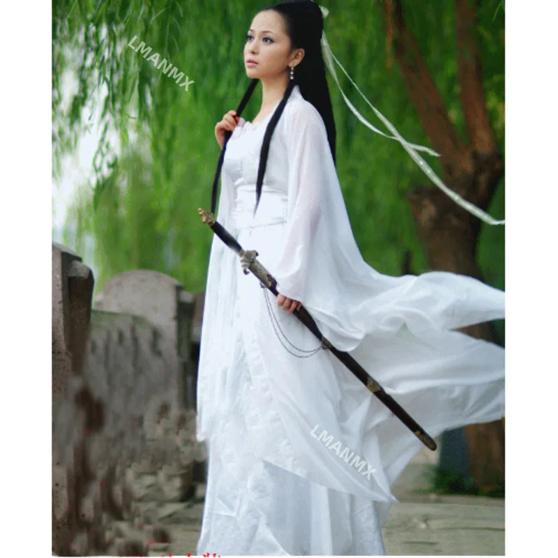 golden dragon hanfu women chinese traditional fairy dress ancient chinese costume plus size Performance Costumes Stage Outfits
