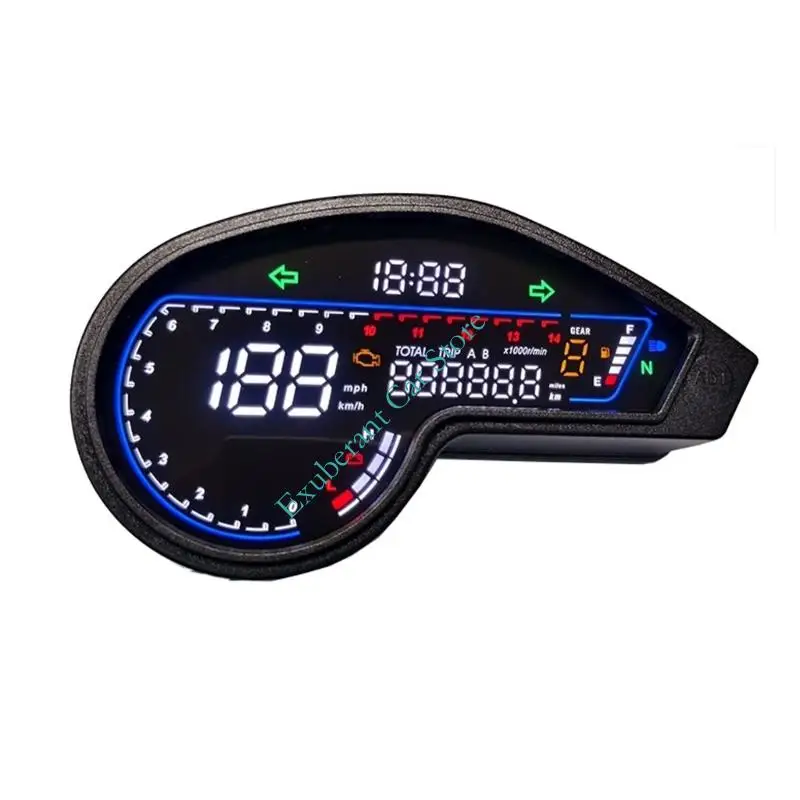 

Waterproof Accurate Motorcycle Digital Speedometer With LCD Display 99999Km Odometer Suitable For NXR150 NXR125 MRX125