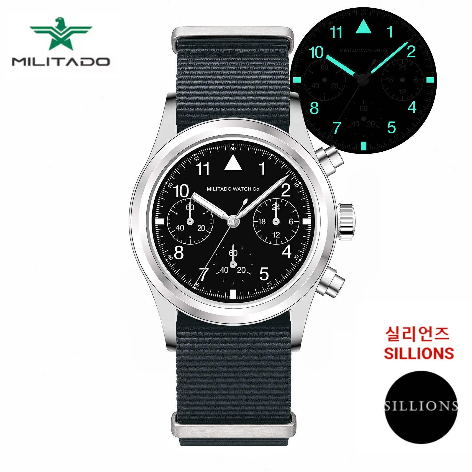 Reloj WD16760 NH34 para Hombre Impermeable 300m