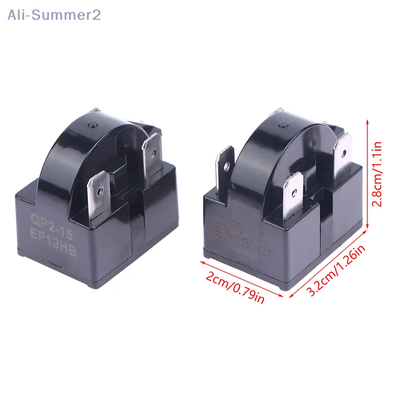 {MX} 1Pcs Refrigerator PTC Starter Relay 1/2/3/4Pin Compressor Overload Protector Mini Fridge Cooler Accessories view 4