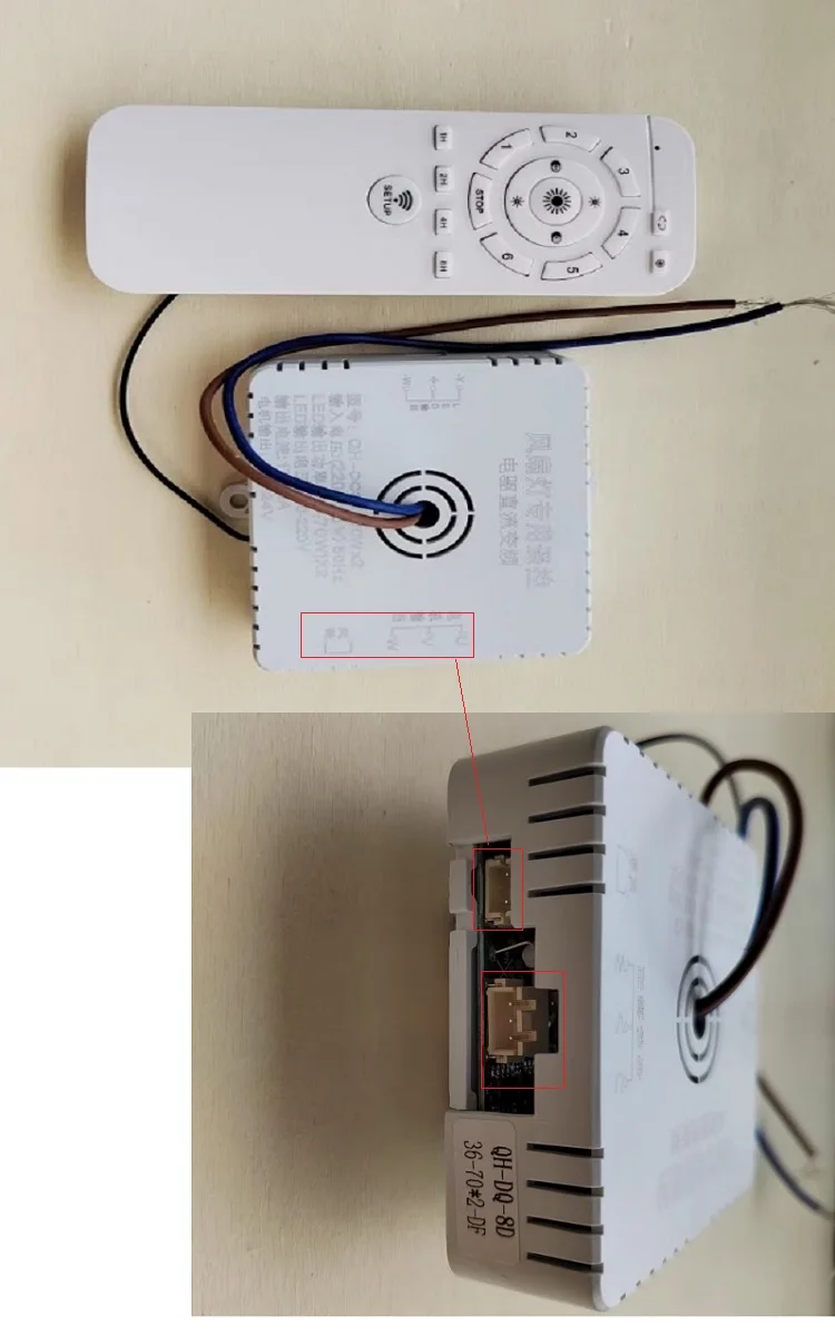 Przełącznik zdalnego sterowania wentylatorem sufitowym, bezprzewodowy, inteligentny, niewszechstronny odbiornik kontrolera akcesoriów do oświetlenia wentylatora