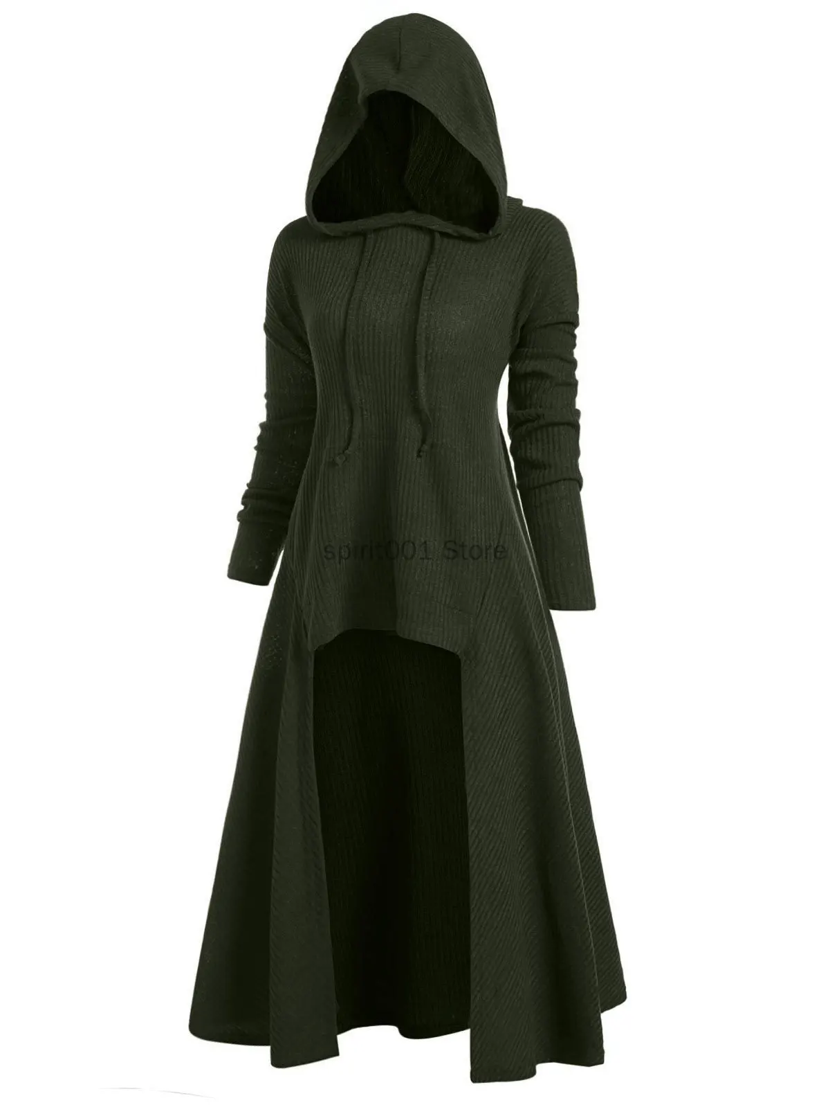 Robe à capuche cosplay pour femme, tunique de sorcière gothique, Everak Knight, Halloween, vacances, soirée, robe de paupières, Rhmasqué