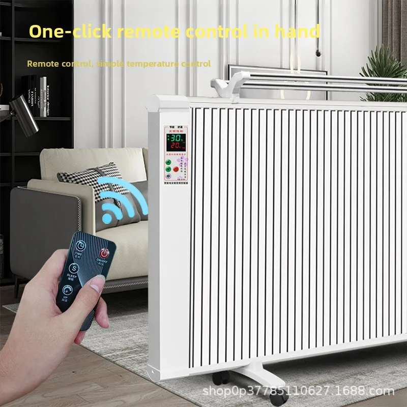 سخان كهربائي من ألياف الكربون، لوحة تسخين ذكية مزدوجة العرض مع مؤقت، وظيفة التجفيف، درجة حرارة ثابتة آمنة وهادئة #3