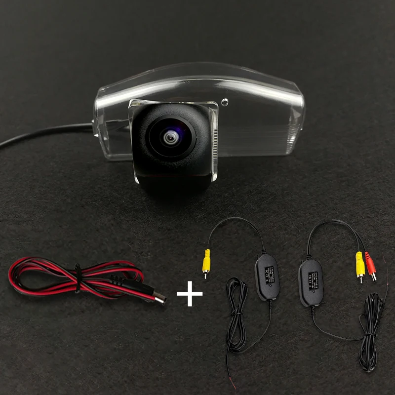 HD Wireless Car CCD Rear Camera Fisheye 4 8 12 led dynamic Night Vision For Mazda 3 Mazda 2 Mazda3 Sport Mazda2 2011 2012 2013 image 3