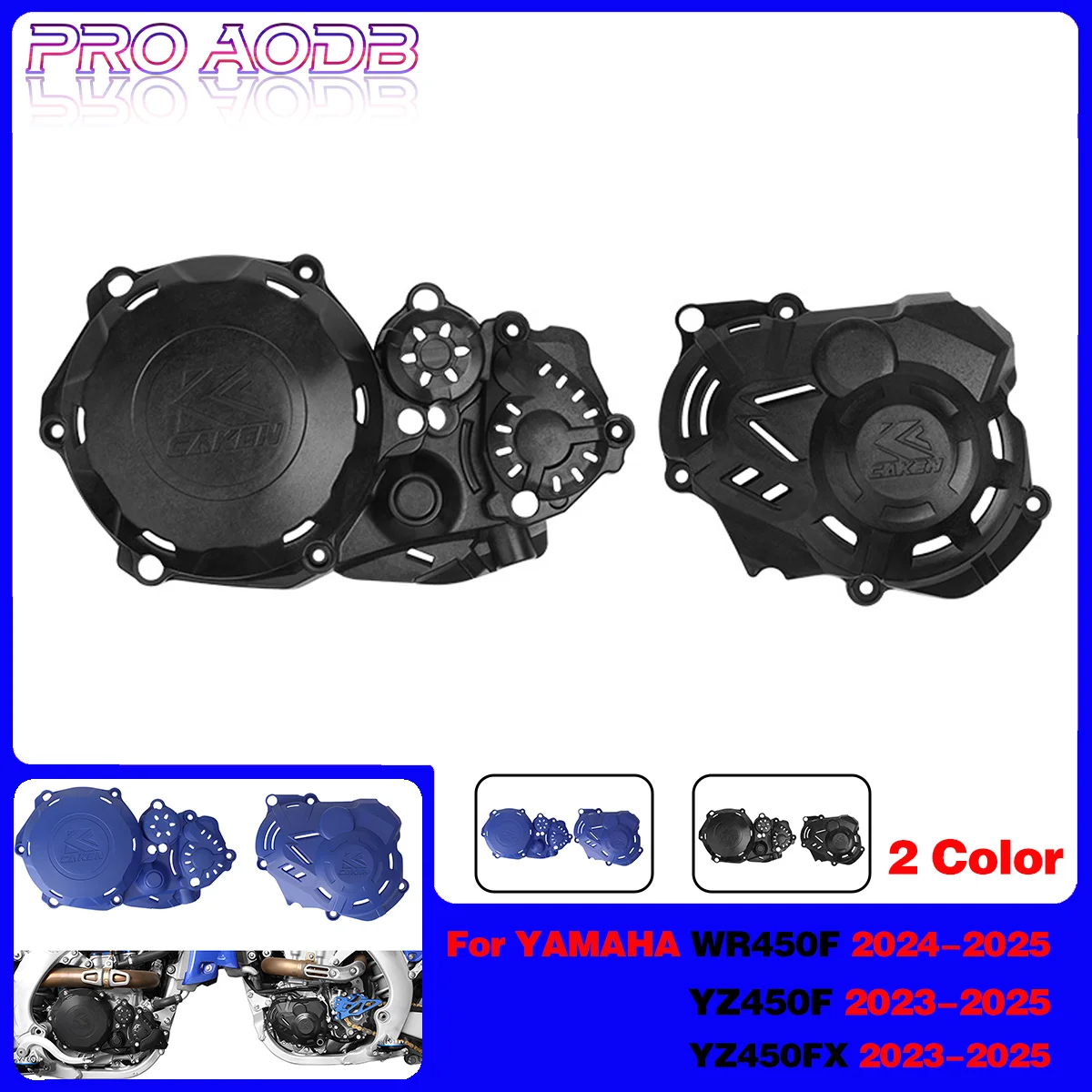 

New Dirt bike Accessories Clutch Water pump Ignition Protective cover For Yamaha YZ450F YZ450FX WR450F 23-25 Endurance Motocross