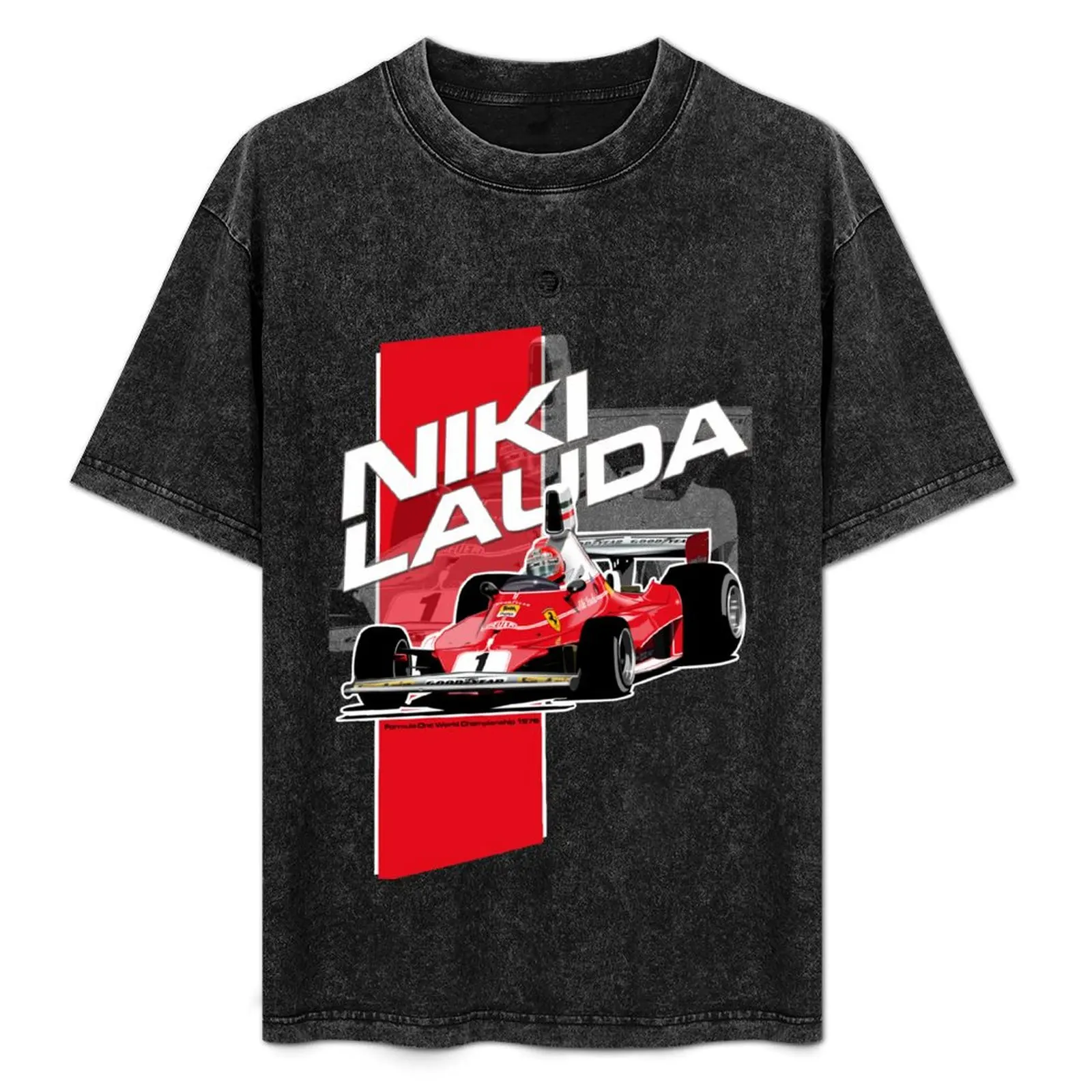 

Niki Lauda - F1 1976 T-Shirt graphics topping cotton graphic tees mens white t shirts