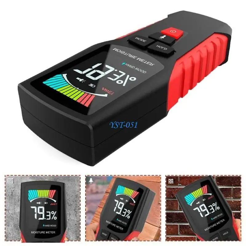 

E15A Wall Moisture Meter Digital Display Damp Meter with Alarm