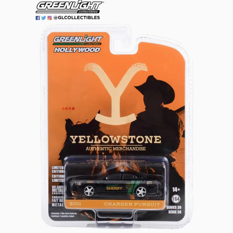 

Greenlight 1:64 Scale 2011 Charger Pursuit Alloy Simulation Car Model Static Collection Decorated Holiday Toy Souvenir Gift