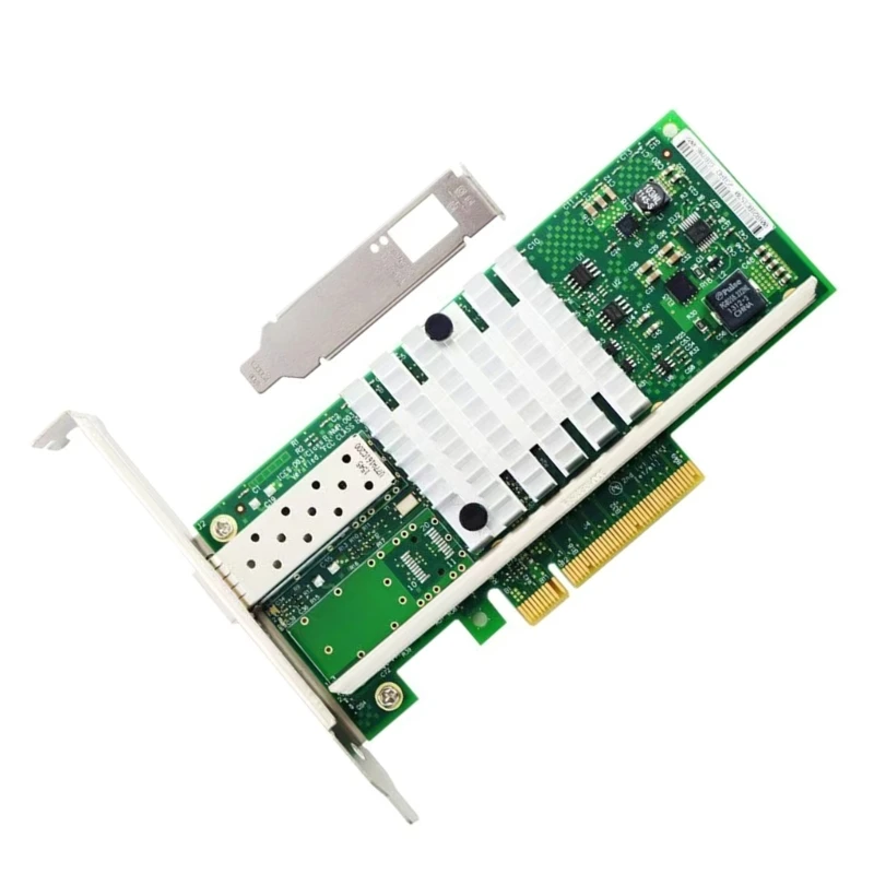 10Gbps Ethernet Networking Card, X520-SR1/X520-SR2 X520 DA1 PCIe Ethernet Adapter for Enhanced Server Connectivity