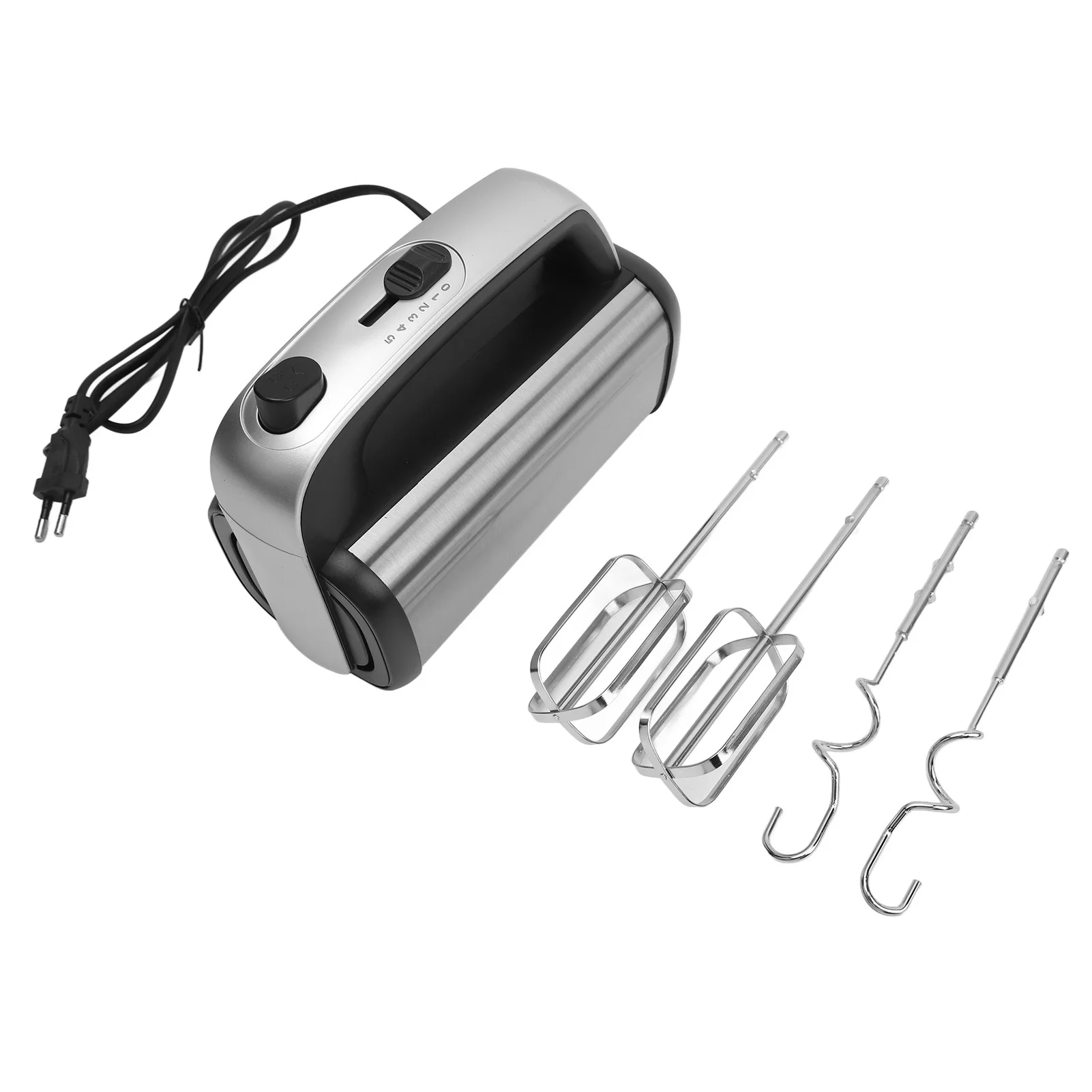 خلاط يدوي كهربائي 5 سرعات ، خلاط طعام يدوي باليد ، خلاط كيكة الخبز والعجين ، خلاط يدوي ، مضرب بيض كهربائي EU 220 فولت 500 واط