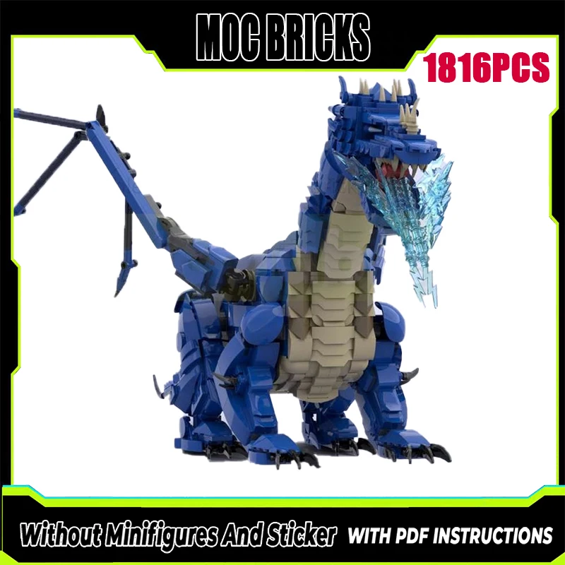 新しい MOC ビルディングブロックモデルドラゴンキングの咆哮シリーズ技術モジュラー子供のおもちゃギフト DIY アセンブリセット