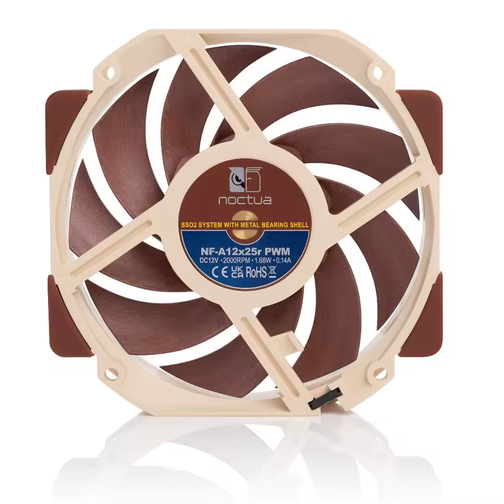 Noctua NF A12x25r PWM 120mm 12v Cooling fan 4pin PWM quiet Radiator For Computer Case Cooling CPU cooler fan Replace