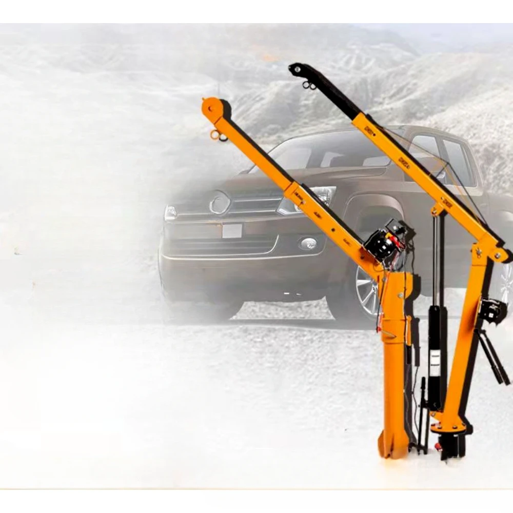 Vehicle-mounted crane 12v24v truck-mounted crane 500 kg 1 ton car  cantilever  small truck hoist