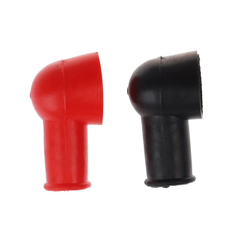 1Pair Universal Car Battery Terminal Protective Covers Round Insulating Caps Protector image 5