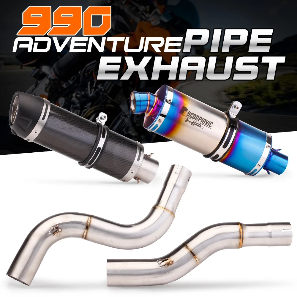 

Motorcycle exhaust silencer accessory for for KTM ADV990 exhaust connection pipe 2006 2012