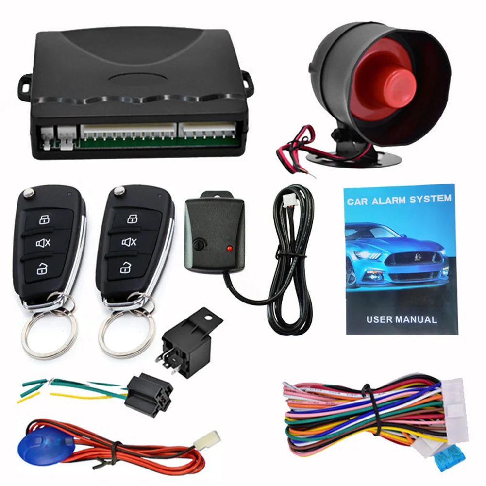 

Car Alarm Car Remote Control System Kit Anti-theft For Central Door Lock Locking