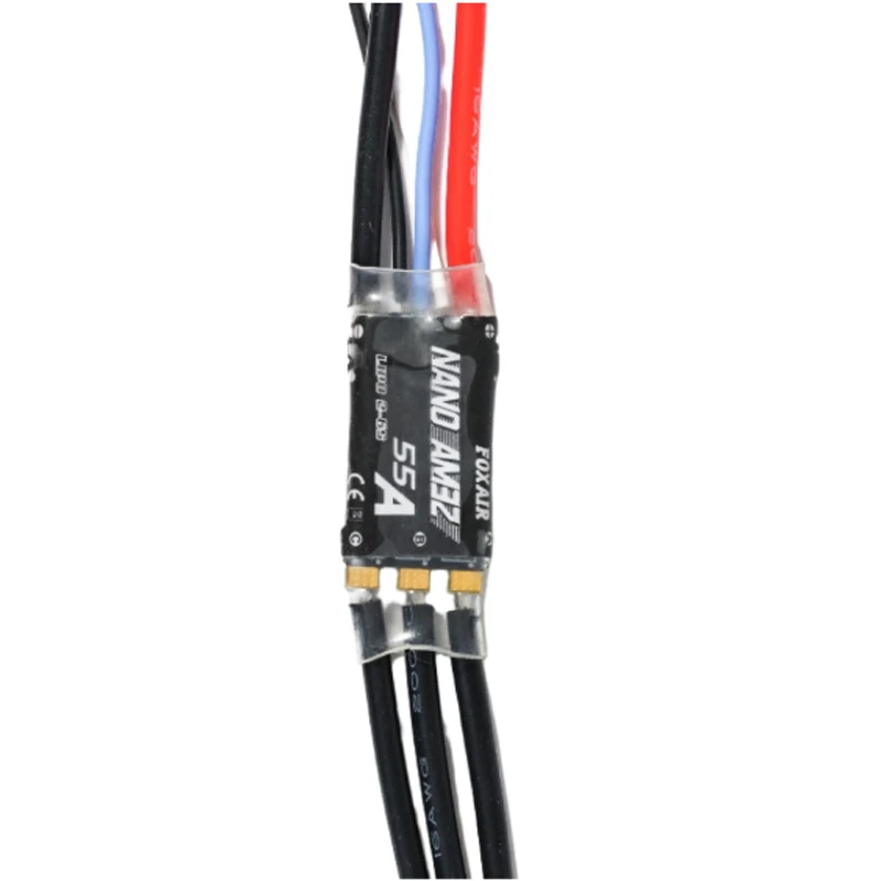 FOXAIR NANO Series AM32 55A/65A ESC 2-6S Lipo Brushless Speed Controller Support Dshot600 For FPV Racing Drone
