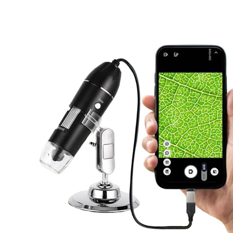 

New 1600X Digital Microscope Cmera 8LED Magnifier Microscope MC36 Supports PC and Android Phone 3in1 USB Microscope Mini Cmera