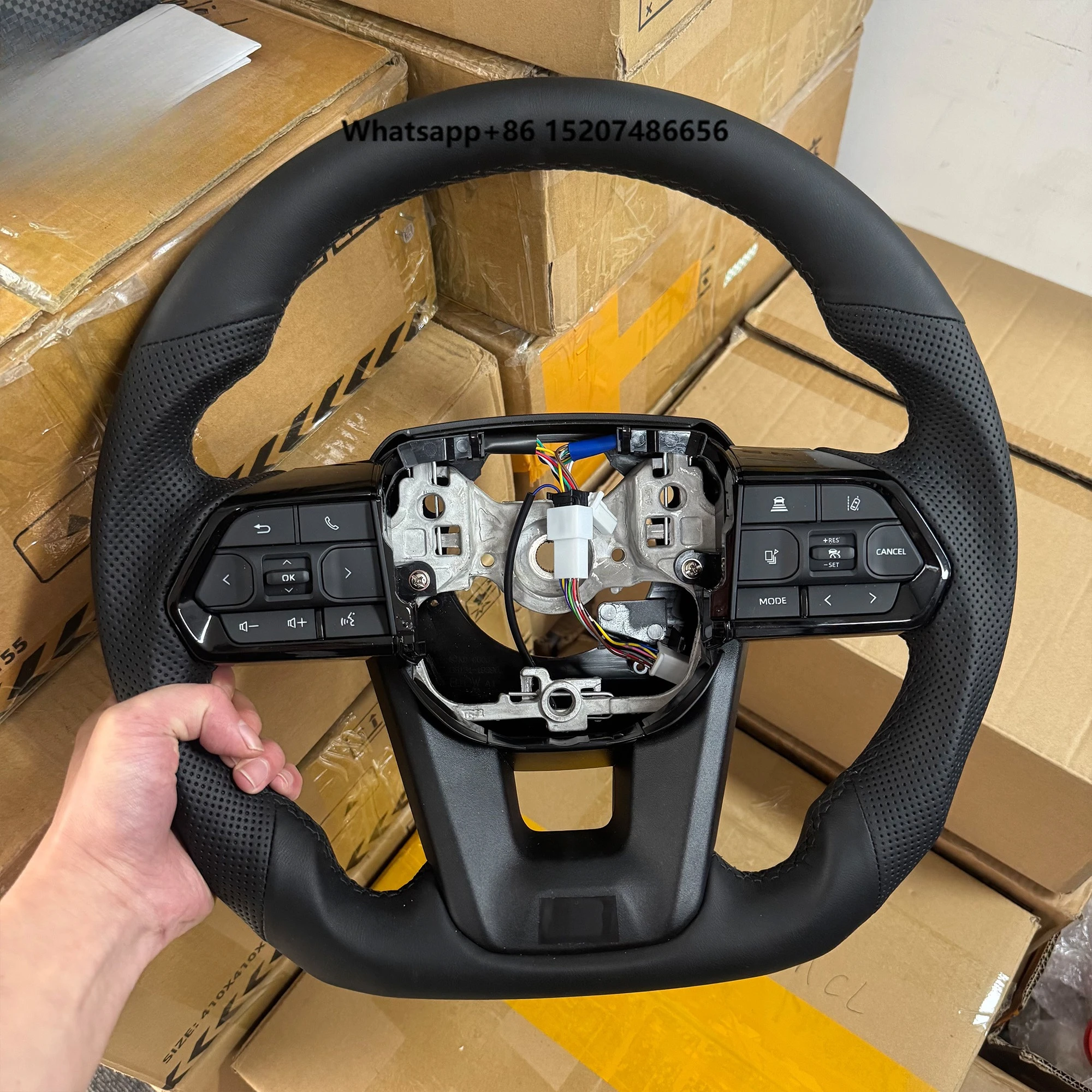 In Stock for  Mark X Prado 120 yaris rav4 Leather Gr Steering Wheel