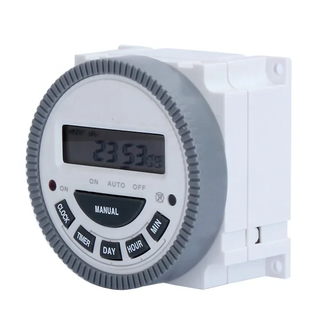 5 PCS TM-619 30A 220 V 24 Horas Frontier Temporizador Digital Semanal Programável Temporizador Digital Com Proteger Capa Interruptores de Tempo