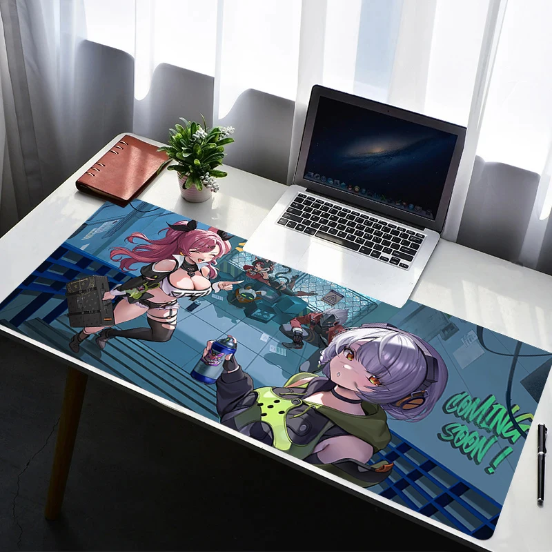 لوحة ماوس للألعاب، وسادات ممتدة، حصيرة ماوس Zenless Zone Zero Anby Demara، لوحة ماوس محمولة لخزانة الكمبيوتر، حصيرة مكتبية #2