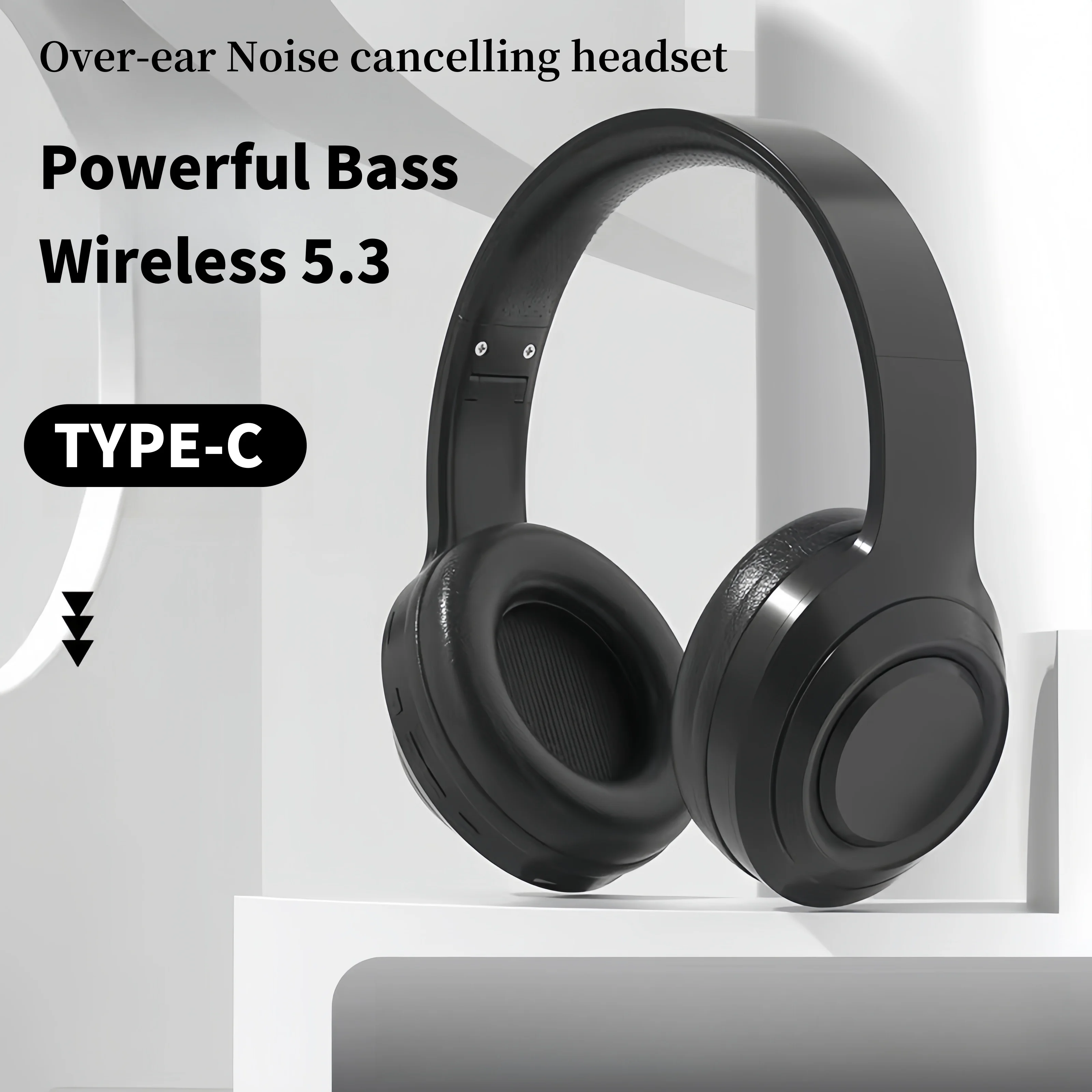 EOENKK Wireless Bluetooth Headphones for Computer ENC Noise Canceling Type-C Earphone With Wire Gaming Headset Gamer Hedset Hifi