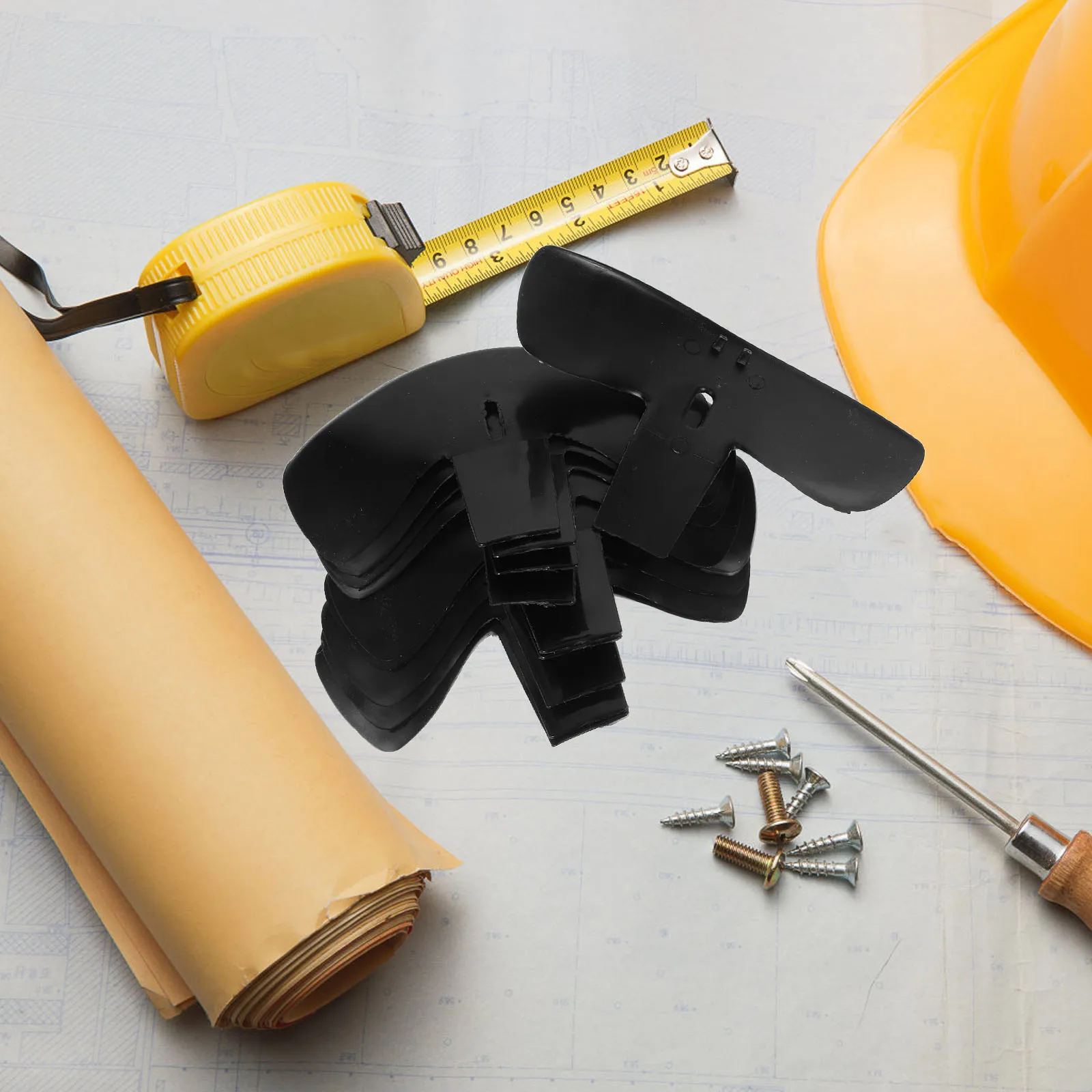 

10pcs Hat Visor Insert Reusable Washable Hard Hat Liner Security Shaper Bump Support Full Brim Sun Shade Wind Resistant