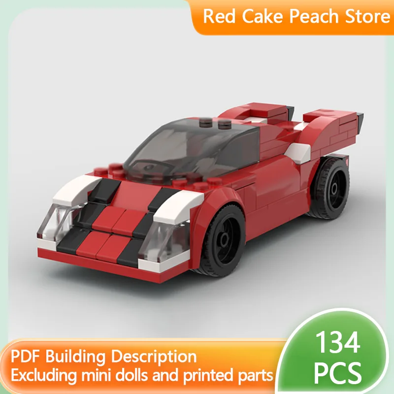 

Модель скоростного гоночного автомобиля MOC, строительные кирпичи, высокопроизводительные гоночные модульные технологии, детские праздничные подарки, сборка игрушек, костюм