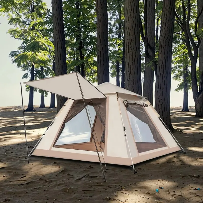 

Eco-Friendly 420D Oxford Cloth Camouflage Field Tent Portable Folding Family Tent For Hiking Outdoor Camp