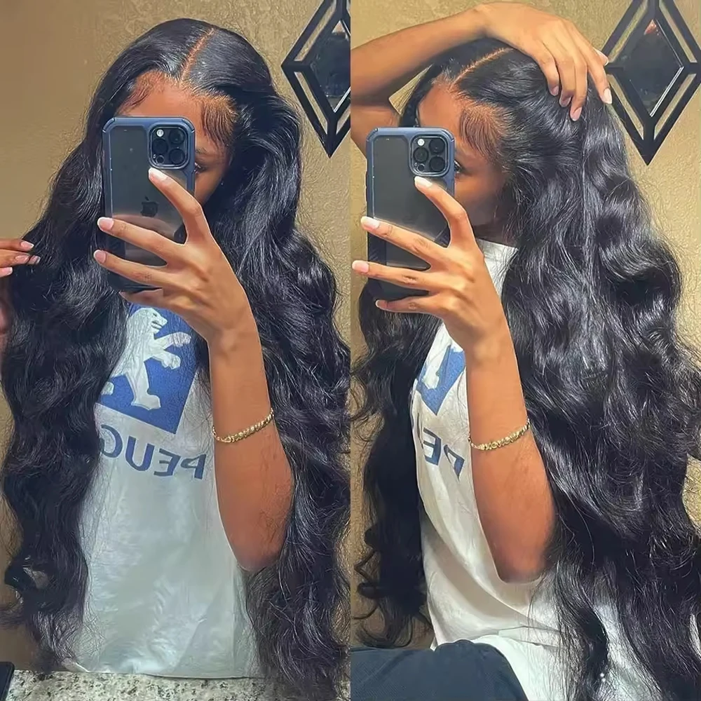 

Body Wave 13x6 HD Lace Front Human Hair Wig 30 40 Inch Brazilian 13x4 Hd Transparent Lace Frontal Wigs For Women High 250Density