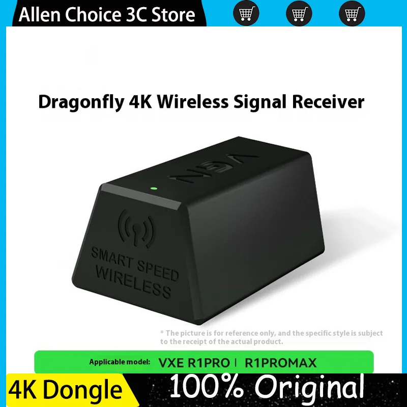 Original VGN VXE Dragonfly R1 Pro Max 4k Receiver 4k Dongle Wireless Mouse Receiver VXE R1 Pro VXE R1 Pro Max Gamer Pc Gaming