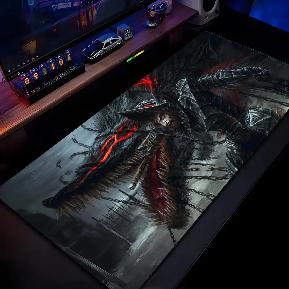 

Anime Berserk Mouse Pad Mousepad HD Printing Computer Gamers Locking Edge Non-slip Mouse Pad XXL90x40cm Keyboard PC Desk Pad