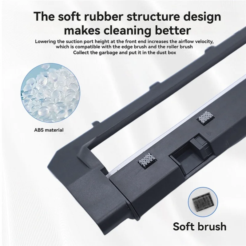 

A15Q-For Roborock Qrevo Curv/P20 Ultra/P20 Plus Vacuum Cleaner Replacement Roller Brush Cover Main Brush Part