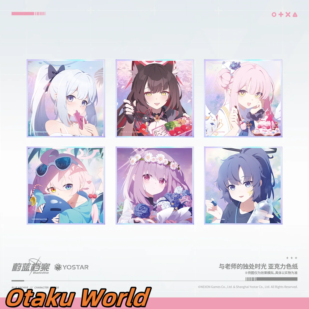 

Оригинальный Miyako Wakamo Mika Hoshino Atsuko Yuuka, цветная бумага, синий архив, карнавальный костюм, аниме-игра, подарок на Хэллоуин