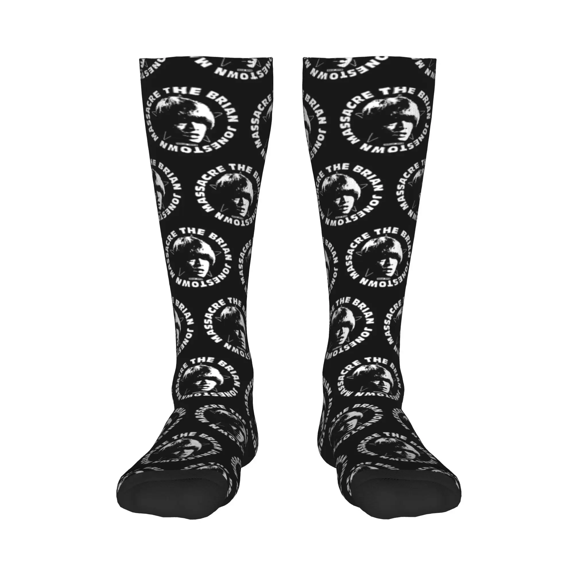 

Всесезонные чулки для экипажа Brian Jonestown Massacre, носки в стиле Харадзюку, забавные длинные носки в стиле хип-хоп, аксессуары для мужчин и женщин