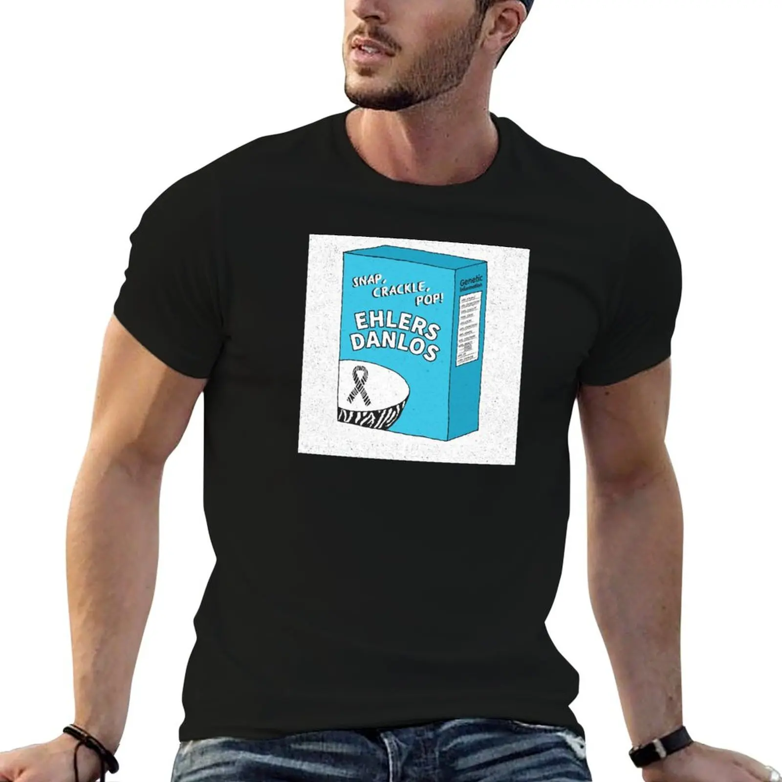 Snap, Crackle, Pop — Ehlers Danlos! Featuring a List of Genetic Mutations T-Shirt designer shirts summer top t shirt men