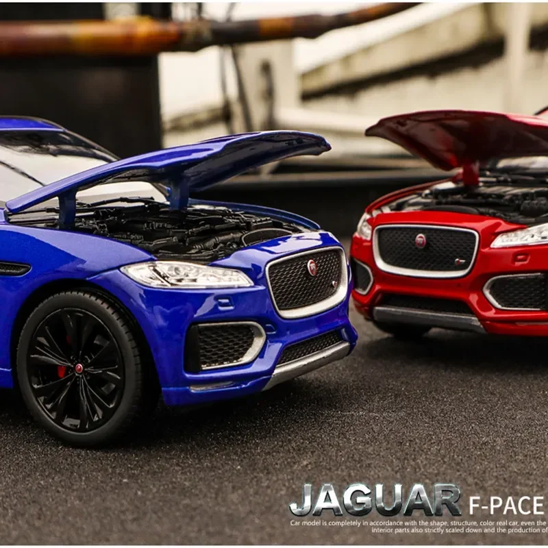 Welly 1:24 jaguar f-pace suv diecast liga modelo de carro veículos de brinquedo de metal modelo de carro simulação coleção crianças presentes brinquedos meninos