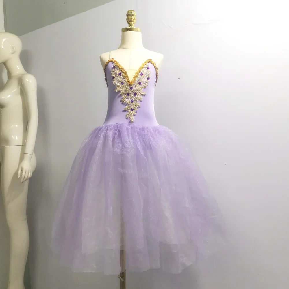 Leotardo de Ballet para niñas, vestido de baile, falda de tutú, gimnasia, danza del vientre, bailarina para niños con flores de brazo