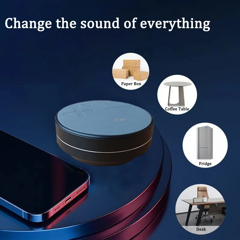 Grande alto-falante de condução óssea sem fio tws bluetooth alto-falantes suporte tf cartão jogar música subwoofer caixa de som estéreo dropshipping